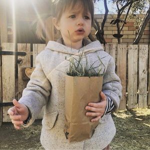 Gorgeous Zara jacket lined in soft linen, literally so adorable on little ones!